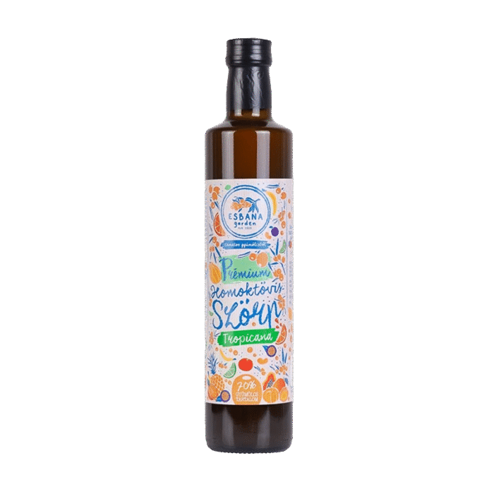 Esbana prémium szörpök - Homoktövisszörp tropicana - 500 ml