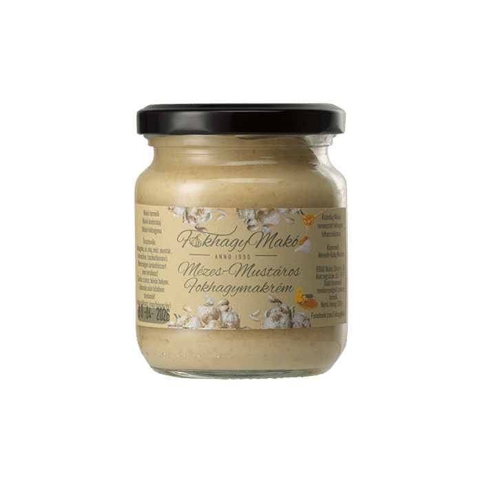 FokhagyMakó - Mézes- mustáros fokhagymakrém - 200 g
