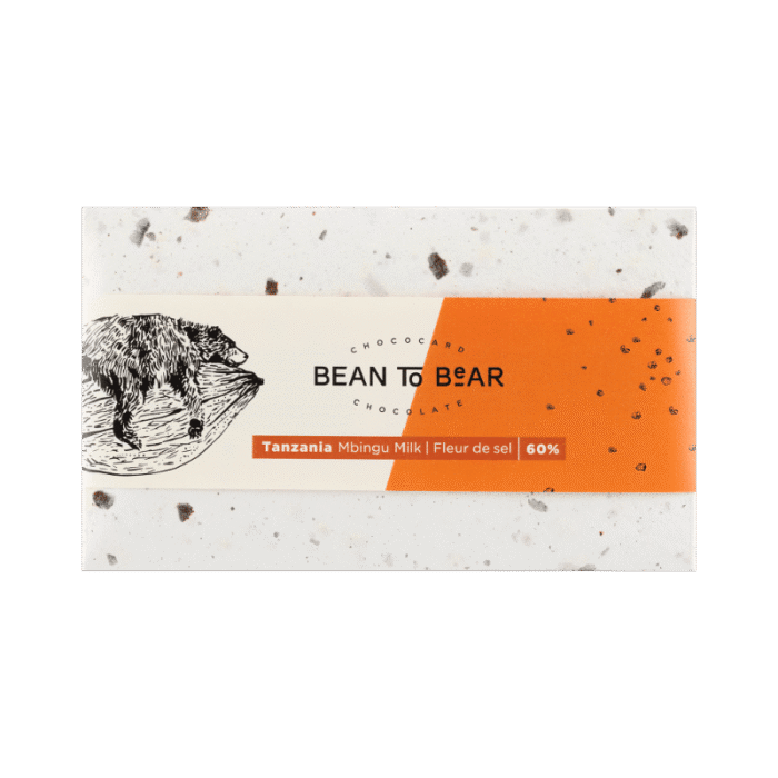Chococard - Tanzania Mbingu Milk + Fleur de Sel 60% - 80 g