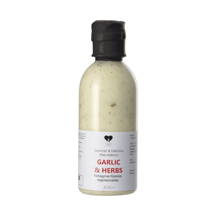 G&D - Garlic & Herbs fokhagymás majonézmártás zöldfűszerekkel - 280 ml
