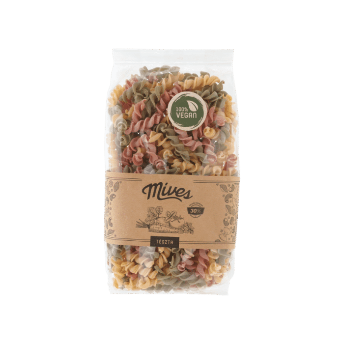 Míves - Zöldséges Orsó tészta - Fusilli - 400 g